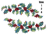 Christmas Holly Berries Ceramic Decals 5812