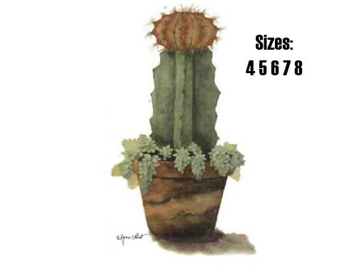 Desert Cactus Overglaze Ceramic Decals