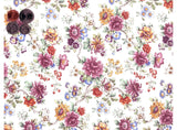 Allover Chintz Wildflower Garden Flowers 9" X 13-3/4" Sheet Ceramic Decal #2789