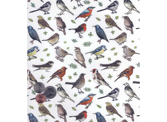 Allover Chintz Bird Song Leaves 9" X 13-3/4" Sheet Ceramic Decal 3605
