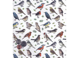 Allover Chintz Bird Song Leaves 9" X 13-3/4" Sheet Ceramic Decal #3605