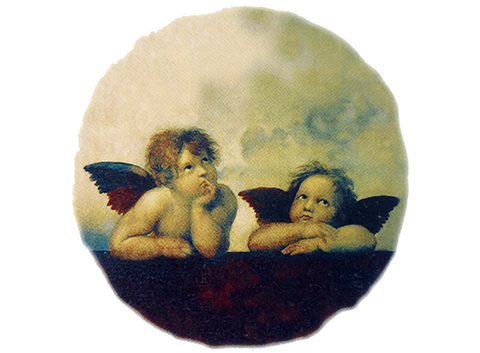 Angels Thinking Ceramic Decals 4402 A